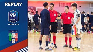 Futsal U19  FranceItalie02 le replay [upl. by Aynatahs]