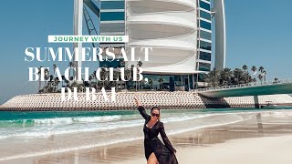 SUMMERSALT BEACH CLUB JUMEIRAH AL NASEEM DUBAI UAE  WALKTHROUGH TOUR [upl. by Sonia705]