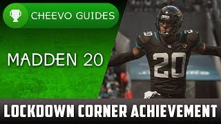 MADDEN NFL 20  Lockdown Corner Achievement  Trophy Guide [upl. by Aimil]