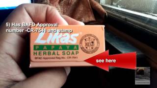 Likas Papaya Soap 5 WAYS to find out FAKE likas soaps and ORIGINAL100 works [upl. by Asille]