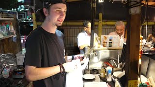 【Sequel】A young Japanese food stall master from France A day of anime lover Jeff 屋台 赤ちょうちん [upl. by Cock]