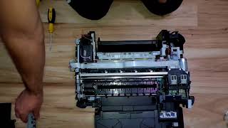 DISASEMBLY  Canon Pixma MG4250  fixing paper feeding error HD [upl. by Eveleen617]