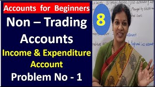 8 Income amp Expenditure Account  Problem No 1 [upl. by Renaldo]