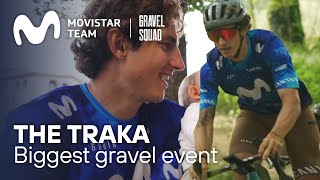 MovistarTeamGravelSquad Iván García Cortina en The Traka  Movistar Team  2023 [upl. by Tamma505]