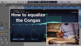 How to equalize the congas tumbadoras [upl. by Kurtzig]