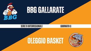 BBG GallarateOleggio Basket Serie B Interregionale giornata 8 [upl. by Rutra]