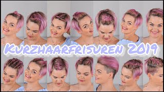 18 Frisuren für kurze Haare  kurze Haare stylen  Salirasa [upl. by Ophelie]