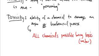 CTC 110 Section 311 How to Handle Hazards Toxicology Toxicity amp Toxins Part 1 [upl. by Aneri]