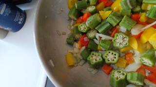 Okra  Gombos  Ladys fingers recipe [upl. by Asit]