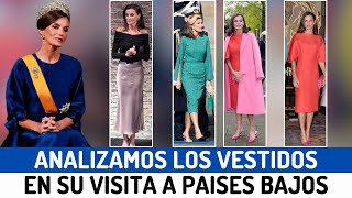 🔴ANALIZAMOS los 5 VESTIDOS de la REINA LETIZIA en PAÍSES BAJOS ACIERTOS y ERRORES [upl. by Adnaral]