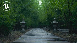 Virtual Bamboo Grove  UE5 4K [upl. by Farica]