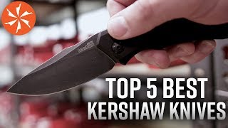 The Top 5 Best Kershaw Knives Available at KnifeCentercom [upl. by Kentigera522]