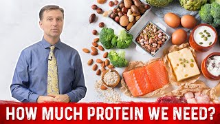 How Much Protein Do You Need – Dr Berg [upl. by Eugaet181]