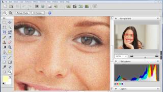 How to remove digital noise on a picture with ArcSoft PhotoStudio [upl. by Nonrev]