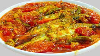 টমেটো দিয়ে পাবদা মাছ ভুনাPabda Macher BhunaPabda Fish Curry [upl. by Siramed]