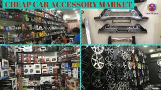 BRANDED CAR ACCESSORIES IN LOWEST PRICE  KAROL BAGH  SOUND SYSTEMS  SEAT COVERS  ALLOYS [upl. by Nakeber]