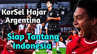 Hasil Seoul EOU Cup  Korea Selatan Hajar Argentina  Siap Menghadapi Indonesia [upl. by Atilrak]