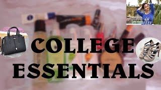 COLLEGE ESSENTIALS  SKIN CARE AND MAKEUP for college going girls [upl. by Modeste]