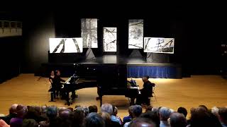 Poulenc  Concerto pour deux pianos  1er mouvement [upl. by Tutto664]