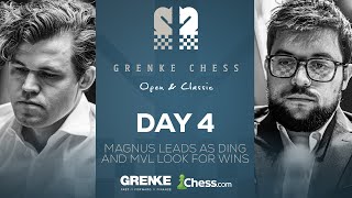 Magnus Leads The Charge As Ding MVL Look For Wins In Qualifiers GRENKE Chess Classic 2024 Rds 78 [upl. by Sabah]