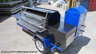 Pitmaker Magnum Sniper BBQ Trailer Features [upl. by Dwyer507]