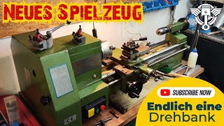 Neues Spielzeug kleine Drehbank Drehmaschine Vorstellung und Umbau der Maschine Drehen für Anfänger [upl. by Nadroj412]