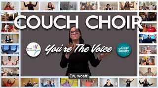 Auslan Couch Choir  Youre The Voice [upl. by Lorianne]