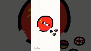 Soviet Collapse like history countryballs sovietunion soviet shortsfeed ussr 1991 shorts [upl. by Yecniuq143]