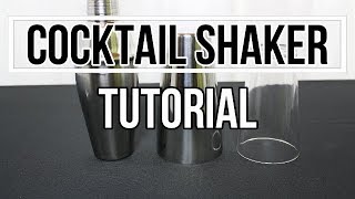 Cocktail Shaker richtig benutzen Boston Shaker öffnen Cocktail Shaker Tutorial zum Cocktail mixen [upl. by Dnar858]