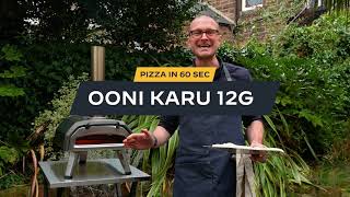 Can a Karu 12G cook a pizza in 60 seconds  Ooni Pizza Ovens [upl. by Patrick416]