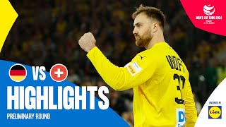 Germany vs Switzerland  Highlights  EHF EURO 2024 [upl. by Tivad]