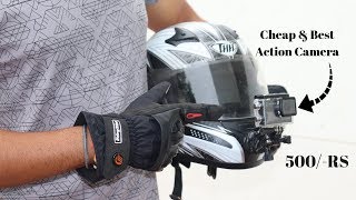 Cheapest Helmet Camera [upl. by Nwonknu]