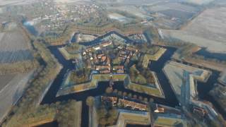 Bourtange vanuit de Lucht drone vlucht [upl. by Hobie]