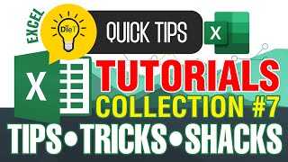 Excel Quick Tips Tutorial Days Dates Collection 7 [upl. by Andreana]