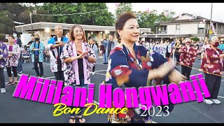 Mililani Hongwanji Bon Dance 2023 [upl. by Nnylodnewg]