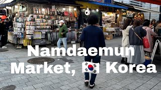 Namdaemun Market Seoul South Korea 🇰🇷 11823 [upl. by Tirma]