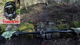 Dimmingsdale 2019  Alton Staffordshire DH Scenic New Descents Chin Cam GoPro MTB [upl. by Akinat]