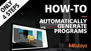 HowTo Generate Measurement Programs Automatically – Mitutoyo MiCAT Planner Software [upl. by Eenram]