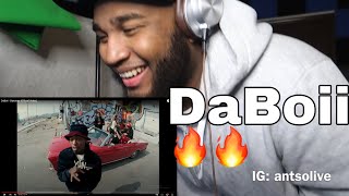 DaBoii  Bananas REACTION Official Video [upl. by Tuhn254]