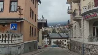 SR48 Cortina dAmpezo p Belluno Italia 4K scenic road [upl. by Johppa]