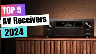 5 Best AV Receivers in 2024  Top Picks for Amazing Audio [upl. by Ysle458]