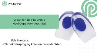 Pro Orthic Heel Cups  Productvideo [upl. by Necaj]