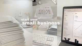 how to start a SUCCESSFUL small business in 2024 🌷📦 the ULTIMATE guide advice everything i learned [upl. by Domenico]