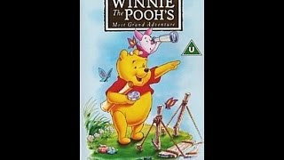 Digitized opening to Winnie the Poohs Most Grand Adventure 1997 VHS UK [upl. by Annairt]