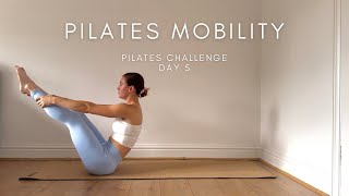 10 MIN PILATES MOBILITY WORKOUT  Day 5  30 Pilates Circuits Challenge  stretch and strengthen [upl. by Dranyam]