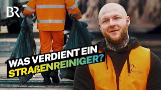 Sicherer Job ohne Ausbildung aber reicht das Gehalt als Straßenreiniger  Lohnt sich das  BR [upl. by Valerle939]