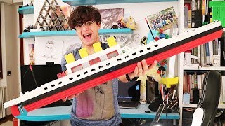 Quella volta che ho costruito il TITANIC di LEGO da zero [upl. by Naryb]