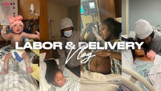 LABOR amp DELIVERY VLOG  37 WEEKS REAL amp RAW [upl. by Tempest408]