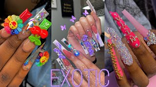 19✨NAIL INSPIRATION✨ of INSTAGRAM COMPILATION  BADDIE NAILS ACRYLICS EXTENDO NAILS XX CALMING [upl. by Aerdnahc244]