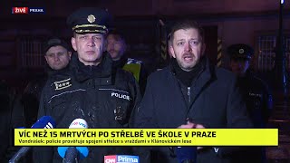 Útočník ze školy může mít na svědomí i vraždy v Klánovicích popsala hrůzy policie [upl. by Phene]